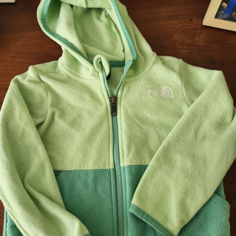 The North Face Kids Green Fleece Hoodie